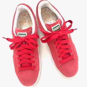 PUMA Red suede women's size 9/Men's 7.5